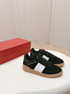 Zapatillas casuales de gamuza marrón de caña baja con suela de goma y cordones, estilo retro para hombre y mujer - Product Image 5