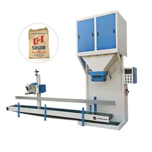 Profesyonel otomatik tatrtılı dolum makinesi çok fonksiyonlu 5-50kg kahve tahıl granül çimento büyük torba doldurma makinesi