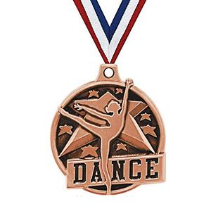 เหรียญรางวัลออกแบบเองสำหรับนักเต้นยิมนาสติก รูปหัวใจเล็กๆ สวยงาม - Product Image 6