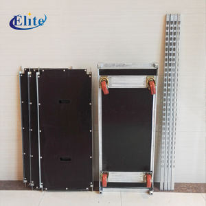 Chariot à fleurs danois multi-étagères avec conteneur CC Chariot de transport et logistique industriels en acier et métal - Product Image 4