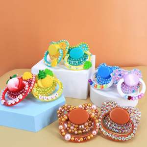 ABDL strass di lusso per adulti succhietto Glitter Design di cristallo per i sognatori di età personalizzabile scudo pannolino amante ciuccio per adulti - Product Image 3