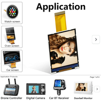 Layar LCD Modul Panel TFT IPS LCM Persegi 2,4 Inci Full Color 240x320 Antarmuka MCU Mipi Merek Guangdong