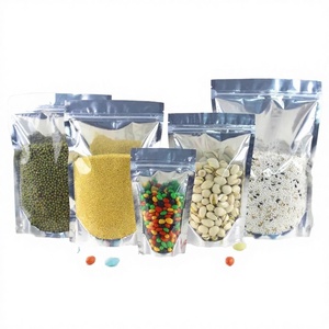 Sachet Doypack LAH anti-humidité avec fenêtre transparente, imprimé sérigraphié pour noix et aliments, refermable avec fermeture éclair - Product Image 3