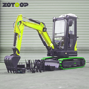 Miễn phí vận chuyển động cơ mini máy xúc 1 <span class=keywords><strong>t</strong></span>ấn 2 2.5 nhỏ bánh xích Digger backhoe với ngón tay cái Euro 5 CE EPA vườn trang trại nhà - Product Image 1