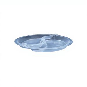 Contenitore per Alimenti Minimalista a 2 Scomparti in PP da 40oz con Coperchio a Clip per Conservazione della Freschezza, Uso in Cucina e Picnic - Product Image 1