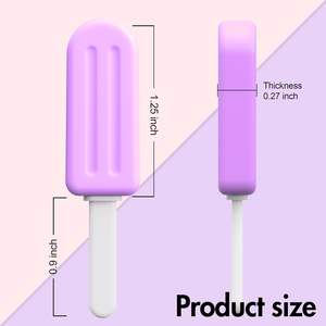 SJ produttore all'ingrosso di ghiaccio forma di alligner Chewies Silicone per uso alimentare ortodontico masticare adesivi OEM - Product Image 3