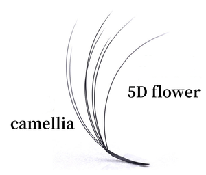Mi giả nhiều lớp kiểu mới 3D, mềm mại và xù xì, kiểu hoa trà, tạo độ dày 5D - Product Image 3