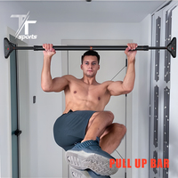 Barre de traction réglable en acier allié robuste TTSPORTS pour entraînement de force du haut du corps à domicile