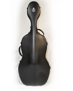 Étui en carbone de violoncelle entièrement fait à la main modèle Alfred qualité luxueuse
