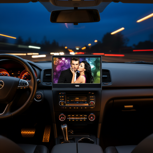 Naxa Televisor LED HDTV de 13,3 pulgadas, 720p HD, portátil, para coche, con reproductor multimedia de DVD, color negro - Product Image 2