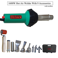 Pistolet de soudage à air chaud en PVC CE 1600W Soudeuse plastique pour sols sportifs Machine à souder plastique pour bâche imperméable à la main Géomembrane
