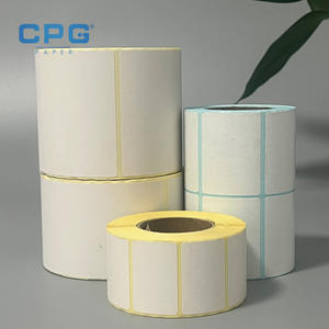 Etiqueta Térmica Adhesiva al por Mayor 50x30mm 40x20mm 100x150mm 4x6 Rollo de Etiquetas de Envío Térmico Directo - Product Image 1