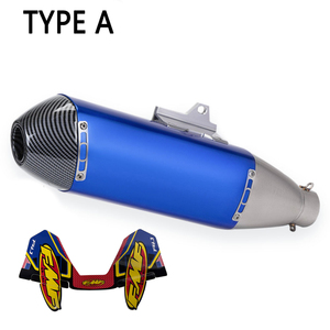 Longueur 480 mm, entrée 51 mm, silencieux d'échappement pour <span class=keywords><strong>moto</strong></span> FMF 4T, tuyau d'échappement universel avec DB Killer, échappements pour <span class=keywords><strong>moto</strong></span> - Product Image 3