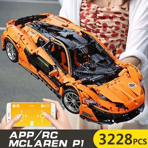 Mould <span class=keywords><strong>King</strong></span> 13090S 3228PZ Serie Auto 1:8 Supercar P1 Arancione Statica Modello a Blocchi di Costruzione Giocattolo Tecnico Educativo Regalo per Festività - Product Image 3