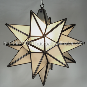 Lampe en verre étoile marocaine complexe avec un style élégant pour la décoration intérieure - Product Image 1