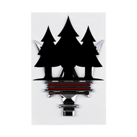 Les badges latéraux d'aile de carrosserie avec logo 3d personnalisé conviennent aux autocollants et décalcomanies décoratifs de voiture de luxe italienne