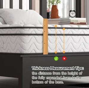 Ortopedik Sünger Kompresli Yatak 20 Yıl Garantili Bonel/Pocket Yaylı - Product Image 4