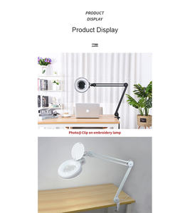 <span class=keywords><strong>Lampe</strong></span> <span class=keywords><strong>Loupe</strong></span> LED Professionnelle IntBright pour Salon de Beauté et Table de <span class=keywords><strong>Manucure</strong></span>, Verre Multi-Magnification, 110-240V US, Garantie 1 An - Product Image 2