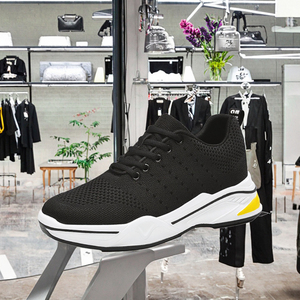 Sneakers Casual da Uomo Slip-On, Leggere e Traspiranti con Fodera <span class=keywords><strong>in</strong></span> Rete, Aumento di Altezza 5 <span class=keywords><strong>cm</strong></span>, Stile Basso, Scarpe da Passeggio Primaverili - Product Image 1