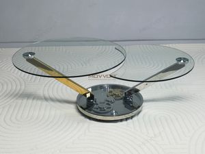 تصميم فريد من نوعه جرس زجاجي علوي دائري للاستخدام المنزلي لأثاث غرفة المعيشة ميزات تخزين التطبيقات الخارجية - Product Image 4