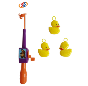 Nouveauté <span class=keywords><strong>jouet</strong></span> en plastique animaux jouets promotionnels avec logo personnalisé canne à pêche pôle avec canard pour enfants enfants Animal Fidget sensoriel - Product Image 2