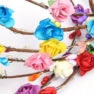 <span class=keywords><strong>Guirlande</strong></span> <span class=keywords><strong>lumineuse</strong></span> LED, couronne de fleurs, serre-tête, <span class=keywords><strong>guirlande</strong></span> pour filles, fête des mères, <span class=keywords><strong>enfant</strong></span> - Product Image 6