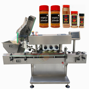 Máquina taponadora automática de tornillos para tarros para diferentes tamaños, caja de tarros de vidrio de plástico para bolsas de té, cosméticos, crema, loción, maquillaje facial - Product Image 6