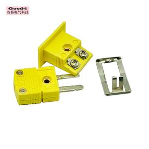 Termopar Tipo K, Conector Pequeño Amarillo SMPW-K-M/F, Conector Macho y Hembra para Panel, Color Amarillo, Producto para Conectores de Circuitos Integrados - Product Image 2