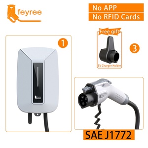 Estación de Carga Portátil para Vehículos Eléctricos de 7KW 32A, Mini Cargador de Pared para Automóvil, Enchufe Tipo 2, Certificado CE/FCC, Cable de 5M - Product Image 4