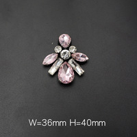 Patchs personnalisés en pierres de cristal broderie artisanale 3D strass motifs de fleurs patchs perlés décoration