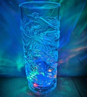 Capteur luminescent LED Verre à vin Coupe ananas Changement de couleur Bar à la mode KTV Party Nouveautés Entrée Eau S'allume Colorément