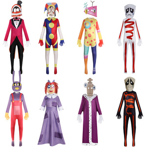 <span class=keywords><strong>Personaggi</strong></span> Anime per bambini di Halloween si adattano al fantastico Costume Cosplay per feste da circo digitale per bambini - Product Image 1