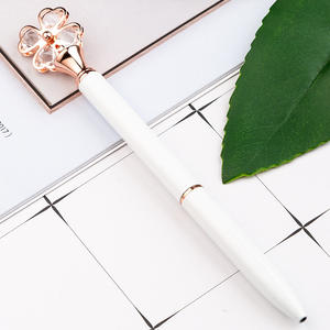 Bolígrafo de Metal con Cristal y Diseño de Trébol de Cuatro Hojas, con Logotipo Personalizado, Nuevo Estilo - Product Image 6