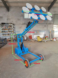 Ventosa de Vacío para Carga de Vidrio, Elevador de Transporte, Equipo para Levantar y Mover Vidrio - Product Image 3