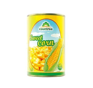 Chinese canned food manufacturer Fresh Canned Sweet Corn Kernel