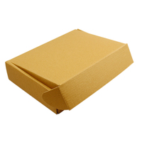 Boîtes en papier de luxe modernes biodégradables pour l'emballage de cadeaux et d'artisanat avec gaufrage, matériaux recyclés, logo personnalisé