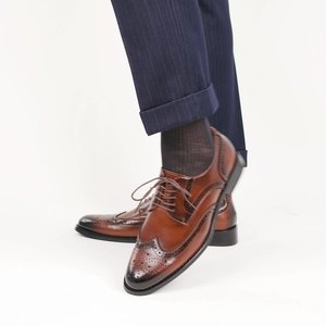 Chaussures Oxford en cuir de vache véritable de luxe pour hommes, à lacets, automne, douces, confortables, respirantes, classiques, mariage, mode, haute qualité - Product Image 6