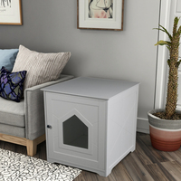 Maison pour chat en bois personnalisable Cage pour animaux de compagnie de style tendance Collaboration d'atelier en MDF Encouragez votre créativité Mon artisanat