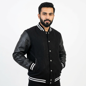 Man <b>Jacket</b> Top Design Varsity <b>Baseball</b> <b>Bomber</b> <b>Jacket</b> 2025 Best Design Genuine Leather Sleeves Wool Body Team Wears <b>Jacket</b> - Product Image 1