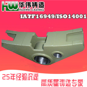 Brida de acero fundido para piezas de maquinaria de construcción, 100 mm de diámetro, de alta resistencia - Product Image 3