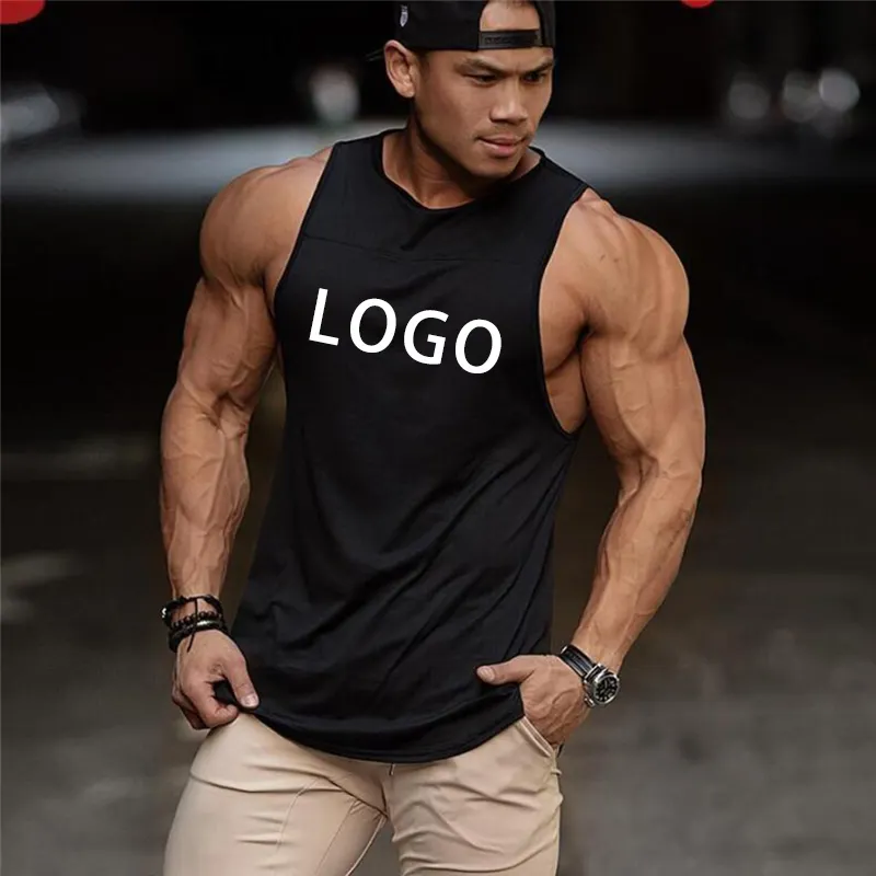 Fitness Workout Active Wear Wholesale Mens Quick Dry Sports Casual Gym Clothing Tank Tops