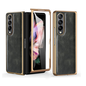 Étui en cuir PU pour <span class=keywords><strong>Z</strong></span> <span class=keywords><strong>Fold</strong></span> 7 avec protection d'écran avant, étui de téléphone portable en cuir pour <span class=keywords><strong>Samsung</strong></span> <span class=keywords><strong>Galaxy</strong></span> <span class=keywords><strong>Z</strong></span> <span class=keywords><strong>Fold</strong></span> 6 5 4 3 <span class=keywords><strong>2</strong></span> - Product Image 5