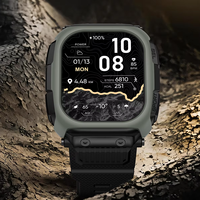 Montre connectée tendance avec écran AMOLED de 2,13 pouces, cadrans personnalisables, 6 thèmes d'interface utilisateur, affichage permanent, étanche 5ATM pour hommes et femmes