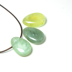 Joyas Janni, Colgante de Jade Serpentina, Placa de Driststone, 30x20mm, Forma de Lágrima, Orificio de 2.5mm, Multicolor, Unisex, Hecho en China - Product Image 5