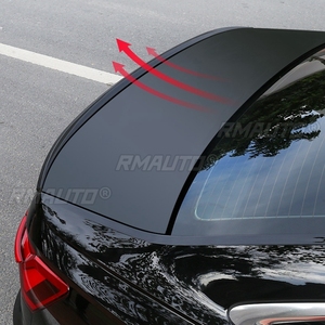 Aileron arrière / becquet de coffre en ABS / fibre de carbone style S pour Audi A6 S6 SLINE RS6 C8 2019 2020 2021 - Product Image 4