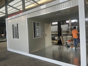 Mini conteneur de vie mobile préfabriqué de luxe de 40 pieds Panneau sandwich de haute qualité Maison en acier Bureau Maison Hôtels Cuisines Boutique - Product Image 5