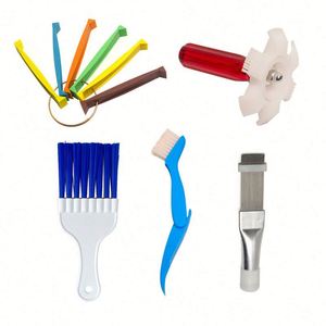 Kit de brosses de nettoyage pour climatiseur et fentes de fenêtre, avec peigne à ailettes, idéal comme cadeau - Product Image 3
