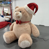 Ours en peluche gonflable de Noël utilisé pour les célébrations du Nouvel An, les fêtes dans les jardins et cours, la décoration de scène et la publicité.