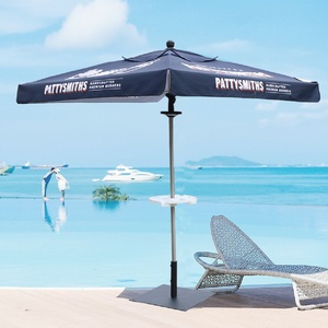 Sombrilla Publicitaria de 4 Paneles para Exteriores, con Logotipo Personalizado por Sublimación, Plegable, para Jardín, Golf, Playa, de Aluminio - Product Image 3