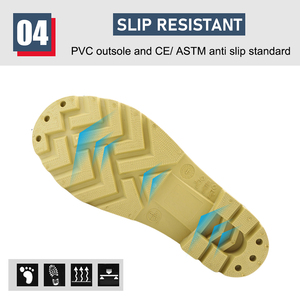 Nouvelles bottes de sécurité en PVC pour hommes, avec embout en acier, anti-perforation, antidérapantes, résistantes à l'huile, aux acides et aux alcalis, imperméables, avec logo personnalisé - Product Image 6
